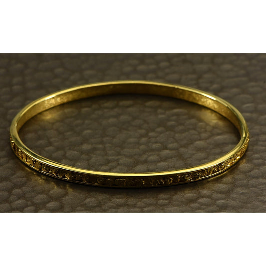 Orocal Gold Nugget Bracelet Bangle Style BB4MM-Destination Gold Detectors