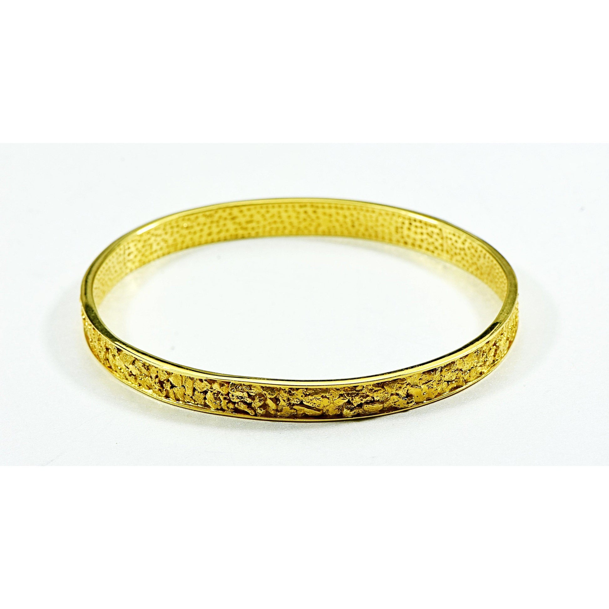 Orocal Gold Nugget Bracelet Bangle Style - BB7MM-Destination Gold Detectors