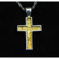 Orocal Gold Nugget Cross Sterling Silver Pendant PCR21NSS-Destination Gold Detectors