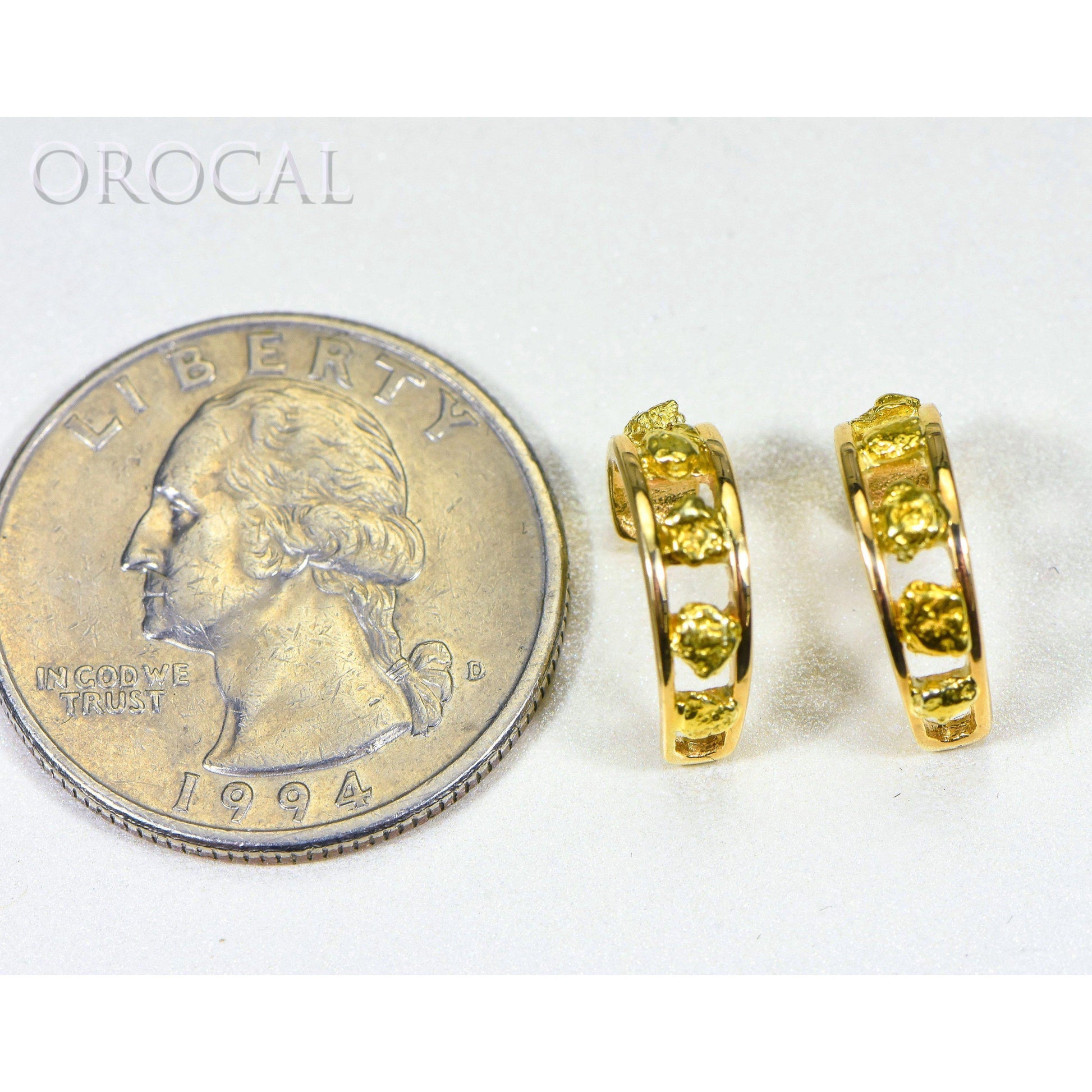 Orocal Gold Nugget Earrings EH18-Destination Gold Detectors
