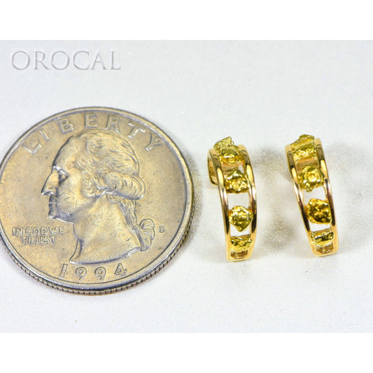 Orocal Gold Nugget Earrings EH18-Destination Gold Detectors
