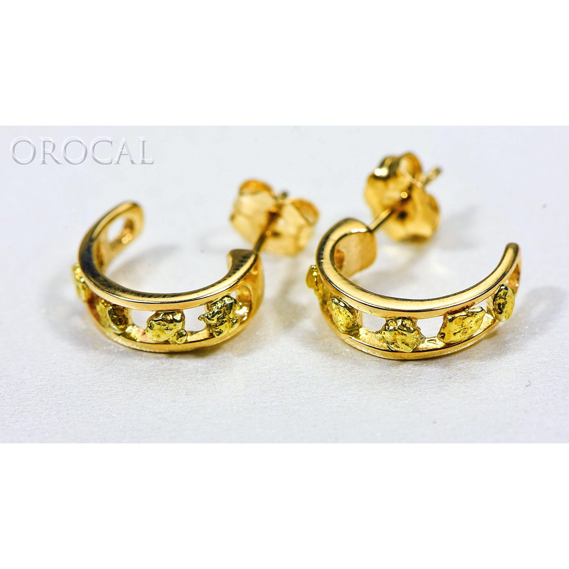 Orocal Gold Nugget Earrings EH18-Destination Gold Detectors