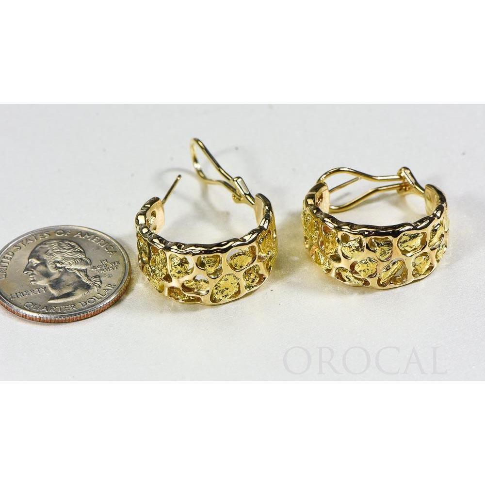 Orocal Gold Nugget Earrings EH184-Destination Gold Detectors