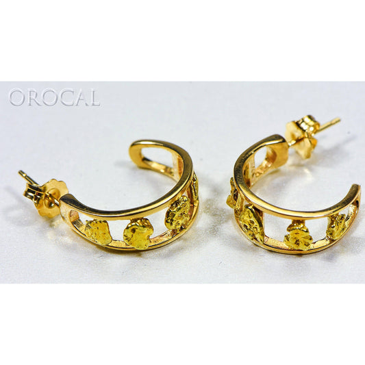 Orocal Gold Nugget Earrings EH19-Destination Gold Detectors
