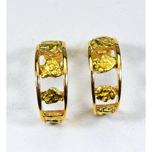 Orocal Gold Nugget Earrings EH20-Destination Gold Detectors