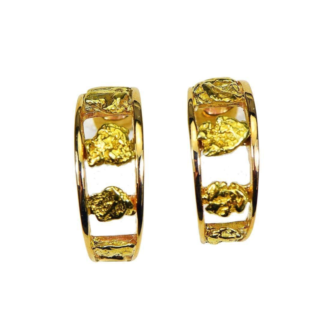 Orocal Gold Nugget Earrings EH20-Destination Gold Detectors