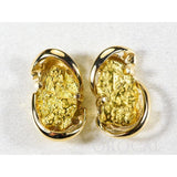 Orocal Gold Nugget Earrings EN784SN-Destination Gold Detectors