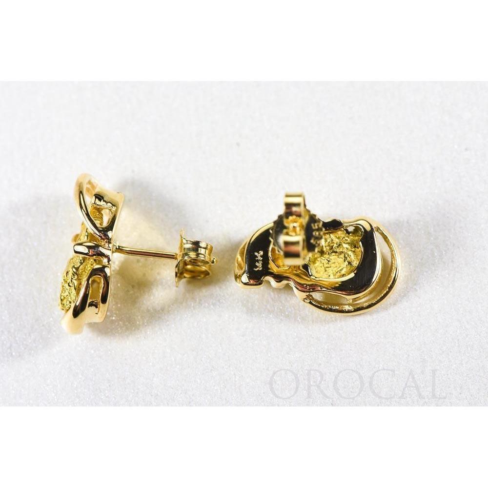 Orocal Gold Nugget Earrings EN784SN-Destination Gold Detectors