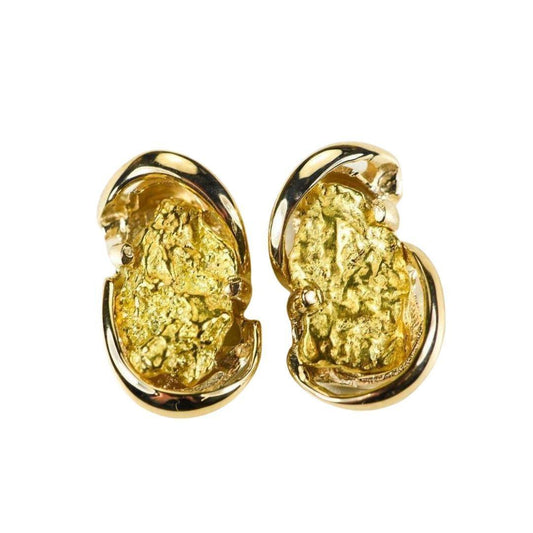 Orocal Gold Nugget Earrings EN784SN-Destination Gold Detectors