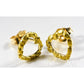 Orocal Gold Nugget Heart Earrings EHE360-Destination Gold Detectors
