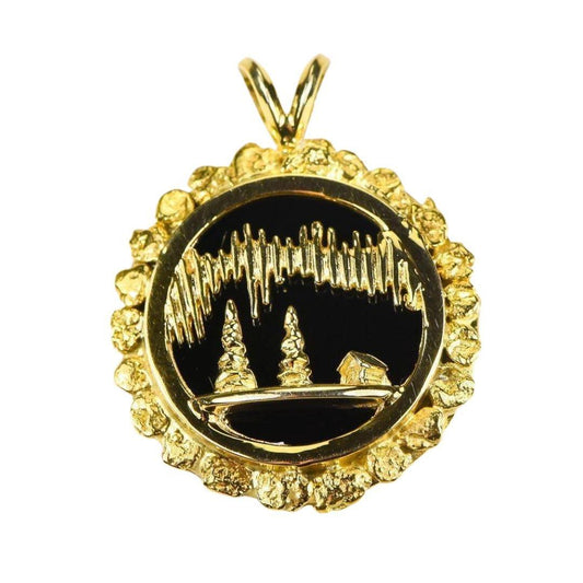 Orocal Gold Nugget Holiday Pendant PAJ029NBJ-Destination Gold Detectors