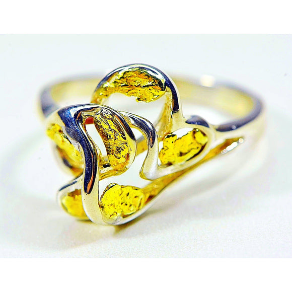 Orocal Gold Nugget Ladies Ring - RL169SS-Destination Gold Detectors