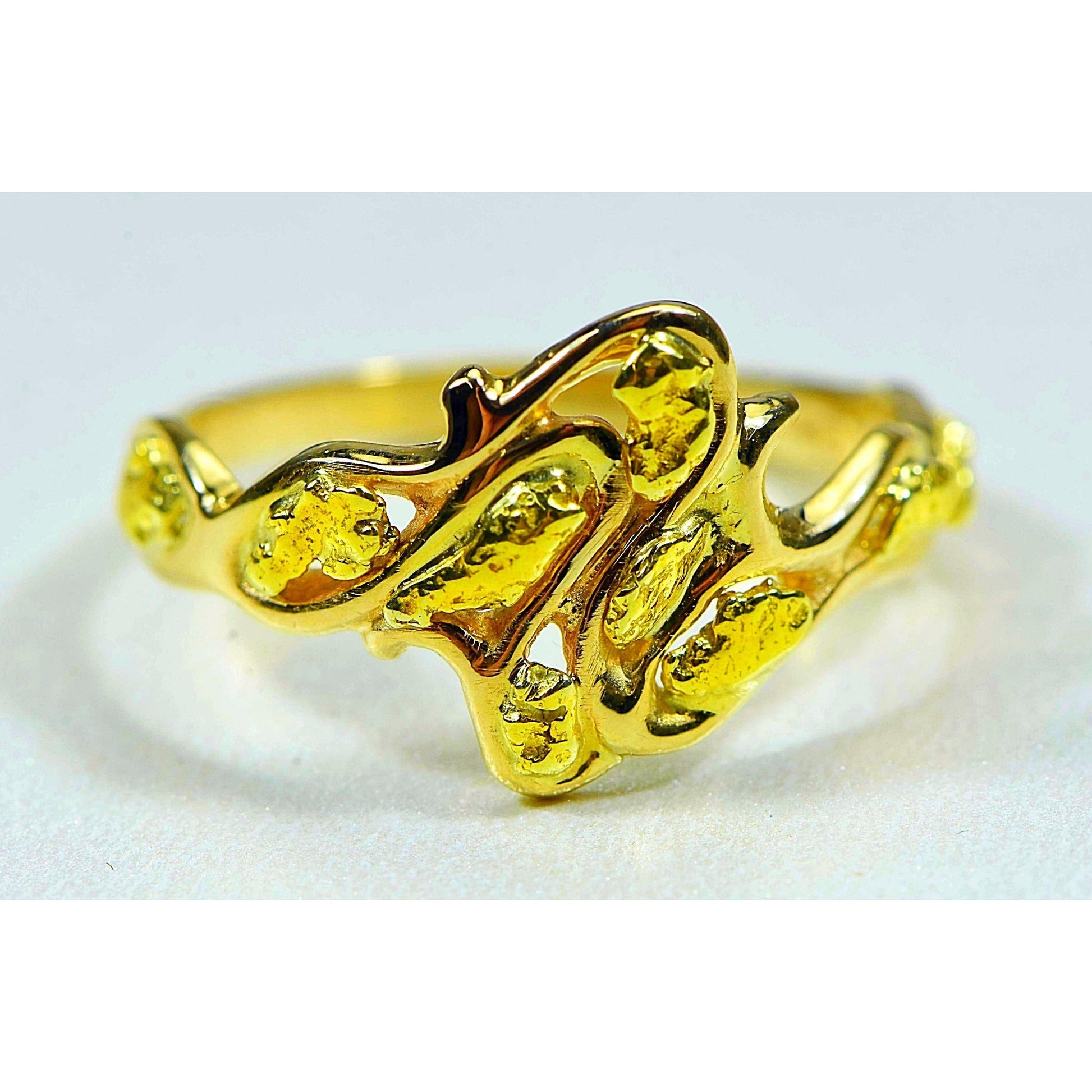 Orocal Gold Nugget Ladies Ring RL180-Destination Gold Detectors