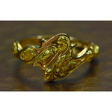 Orocal Gold Nugget Ladies Ring RL180-Destination Gold Detectors