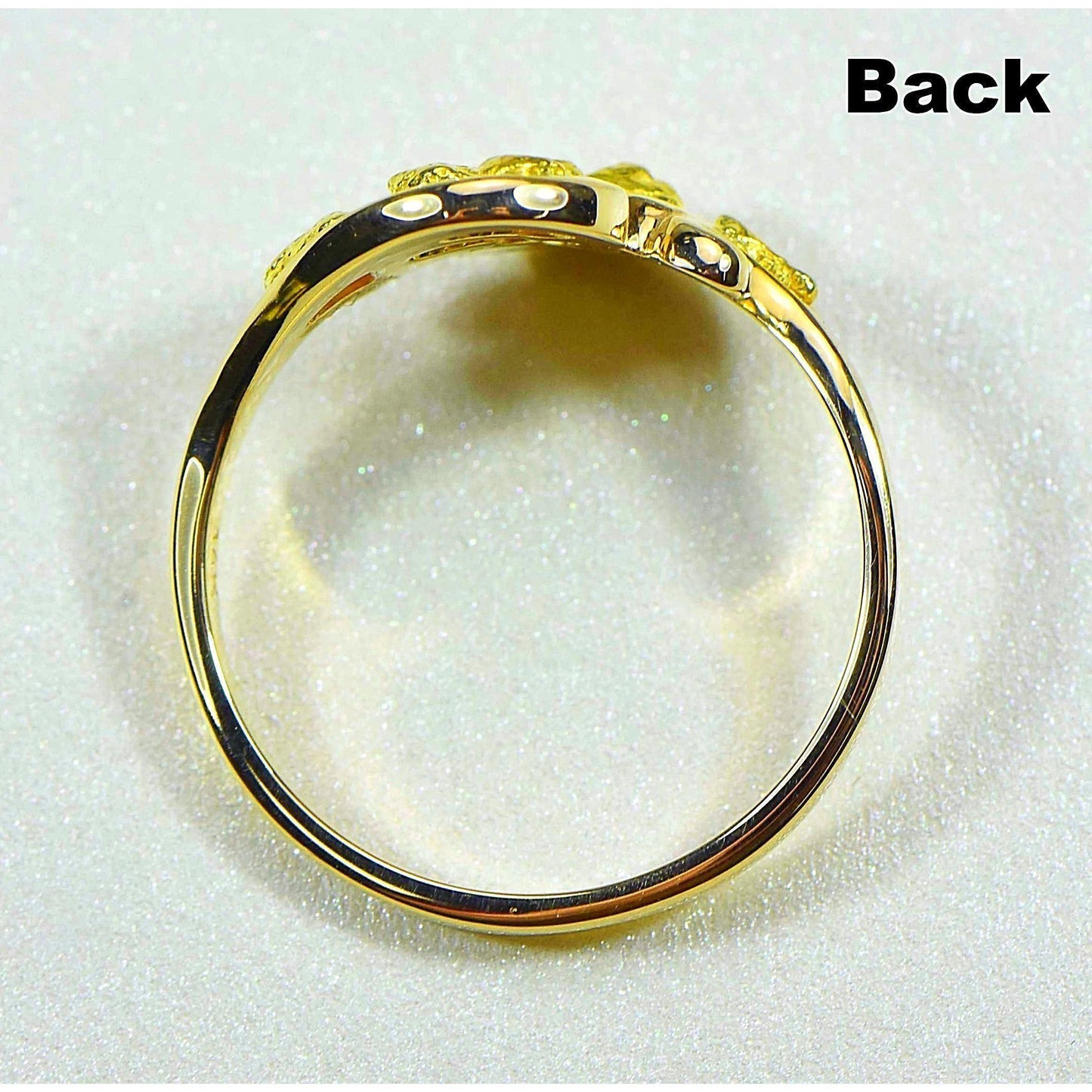Orocal Gold Nugget Ladies Ring RL186-Destination Gold Detectors