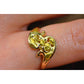 Orocal Gold Nugget Ladies Ring RL186-Destination Gold Detectors