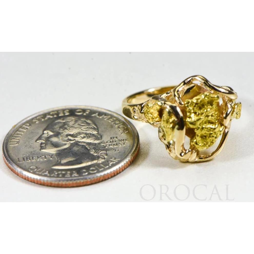 Orocal Gold Nugget Ladies Ring - RL232-Destination Gold Detectors