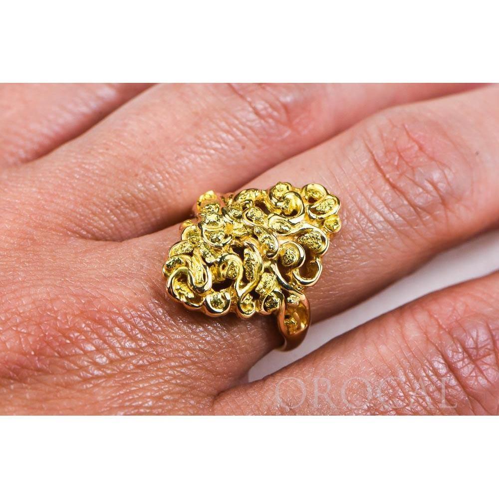 Orocal Gold Nugget Ladies Ring RL239-Destination Gold Detectors