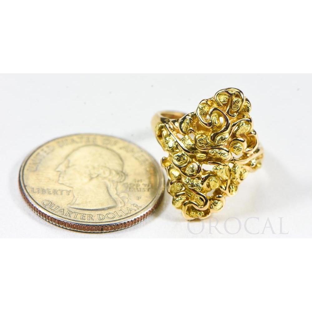 Orocal Gold Nugget Ladies Ring RL239-Destination Gold Detectors