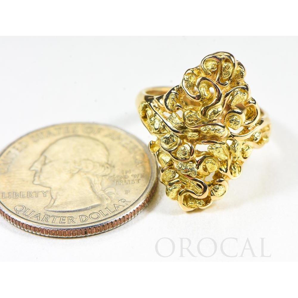 Orocal Gold Nugget Ladies Ring RL239-Destination Gold Detectors