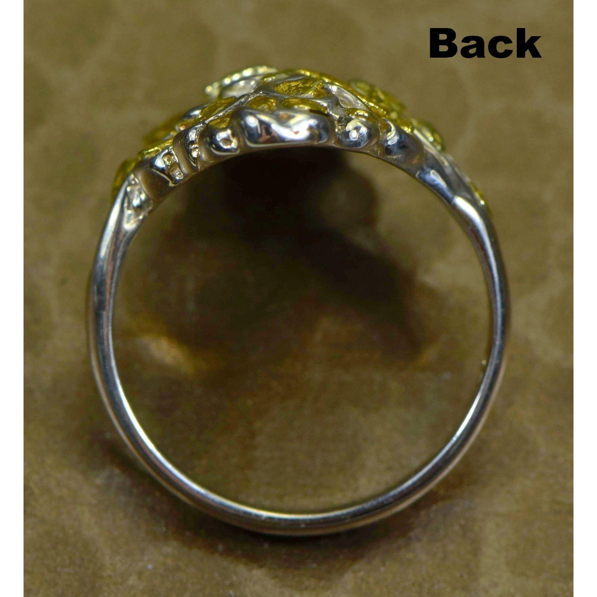 Orocal Gold Nugget Ladies Ring RL239SS-Destination Gold Detectors