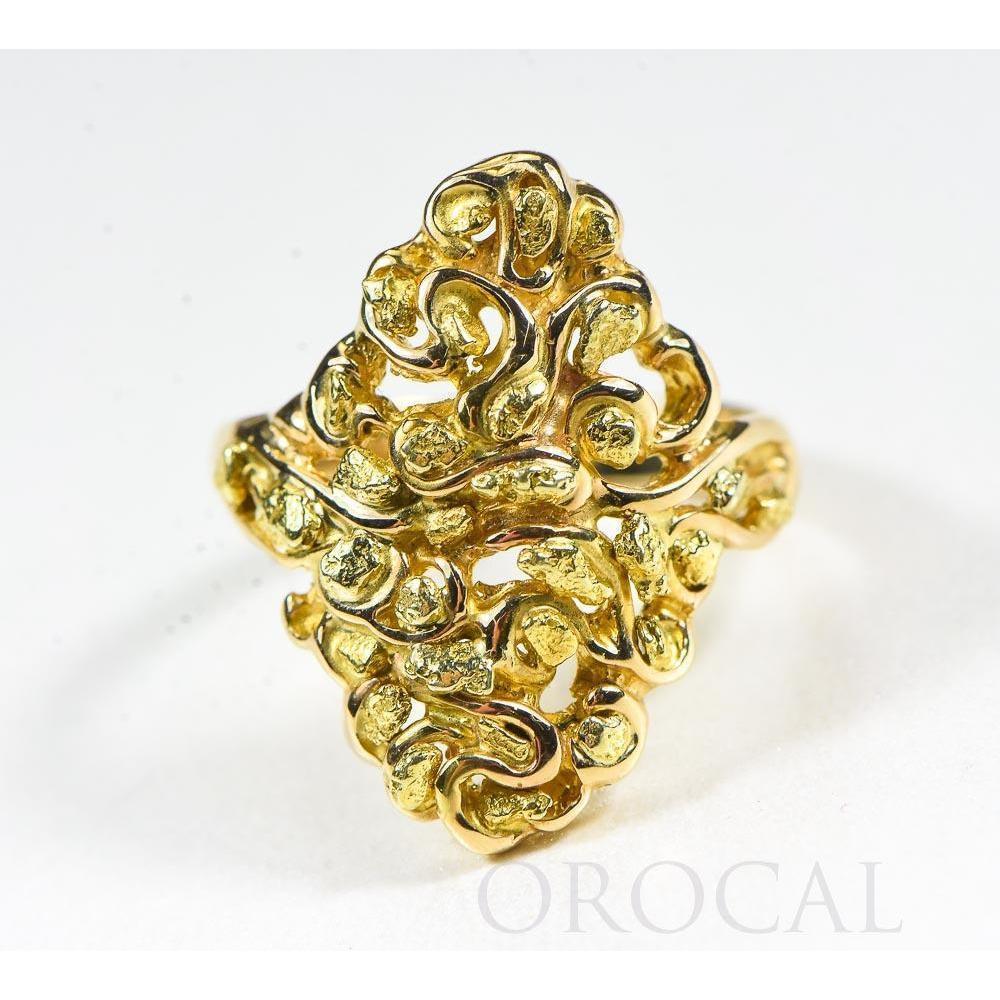 Orocal Gold Nugget Ladies Ring RL239-Destination Gold Detectors