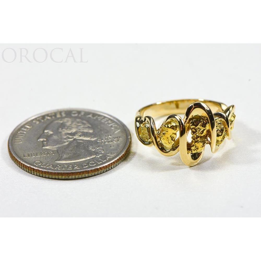 Orocal Gold Nugget Ladies Ring RL343-Destination Gold Detectors