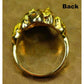 Orocal Gold Nugget Ladies Ring RL462-Destination Gold Detectors