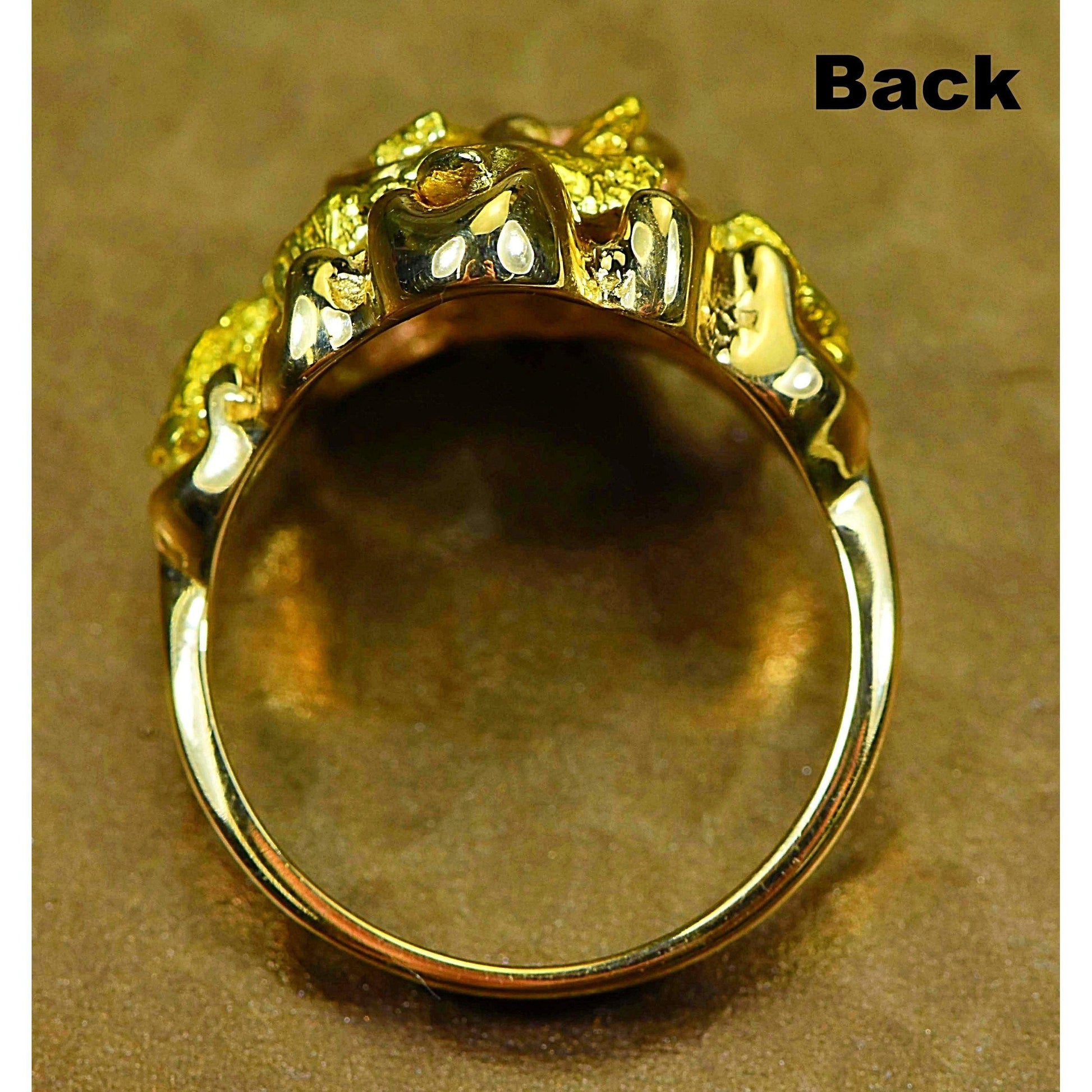 Orocal Gold Nugget Ladies Ring RL462-Destination Gold Detectors