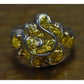 Orocal Gold Nugget Ladies Ring RL462SS-Destination Gold Detectors