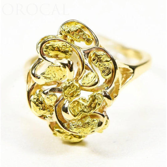 Orocal Gold Nugget Ladies Ring RL464-Destination Gold Detectors