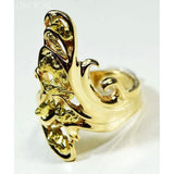 Orocal Gold Nugget Ladies Ring RL469-Destination Gold Detectors