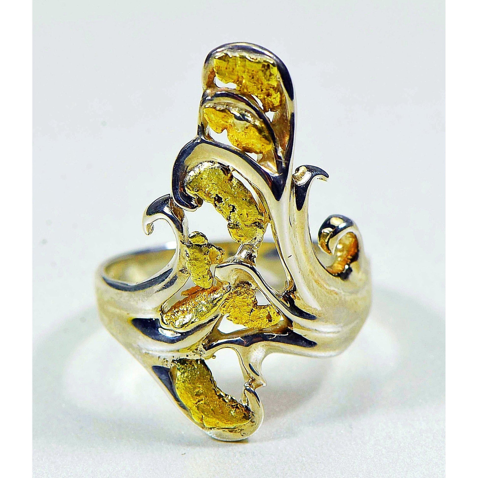 Orocal Gold Nugget Ladies Ring RL469NSS-Destination Gold Detectors