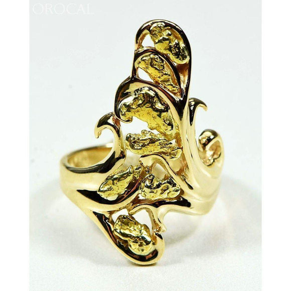 Orocal Gold Nugget Ladies Ring RL469-Destination Gold Detectors