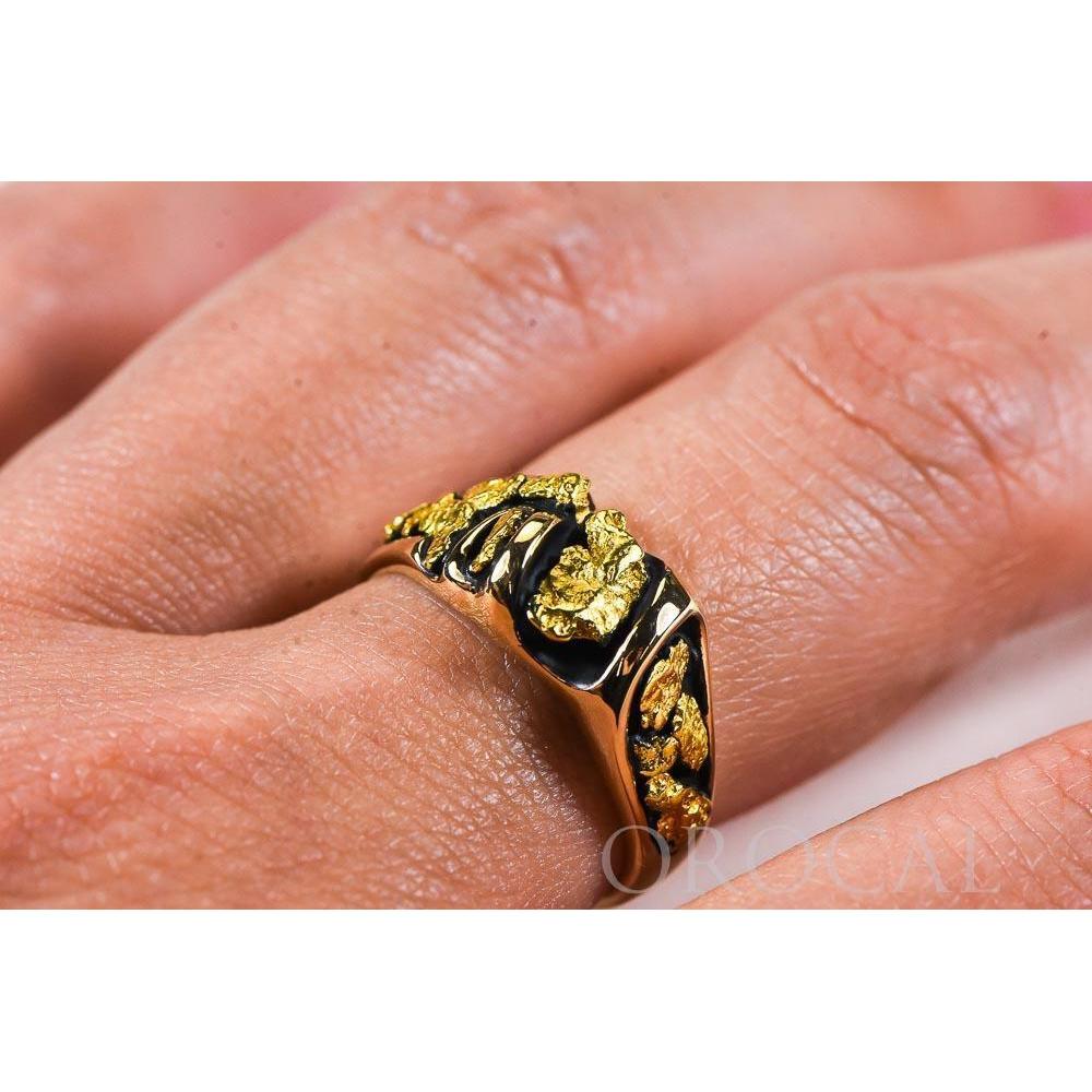 Orocal Gold Nugget Ladies Ring RL487-Destination Gold Detectors