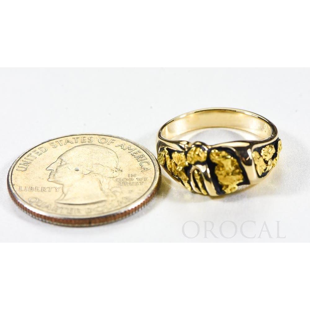 Orocal Gold Nugget Ladies Ring RL487-Destination Gold Detectors