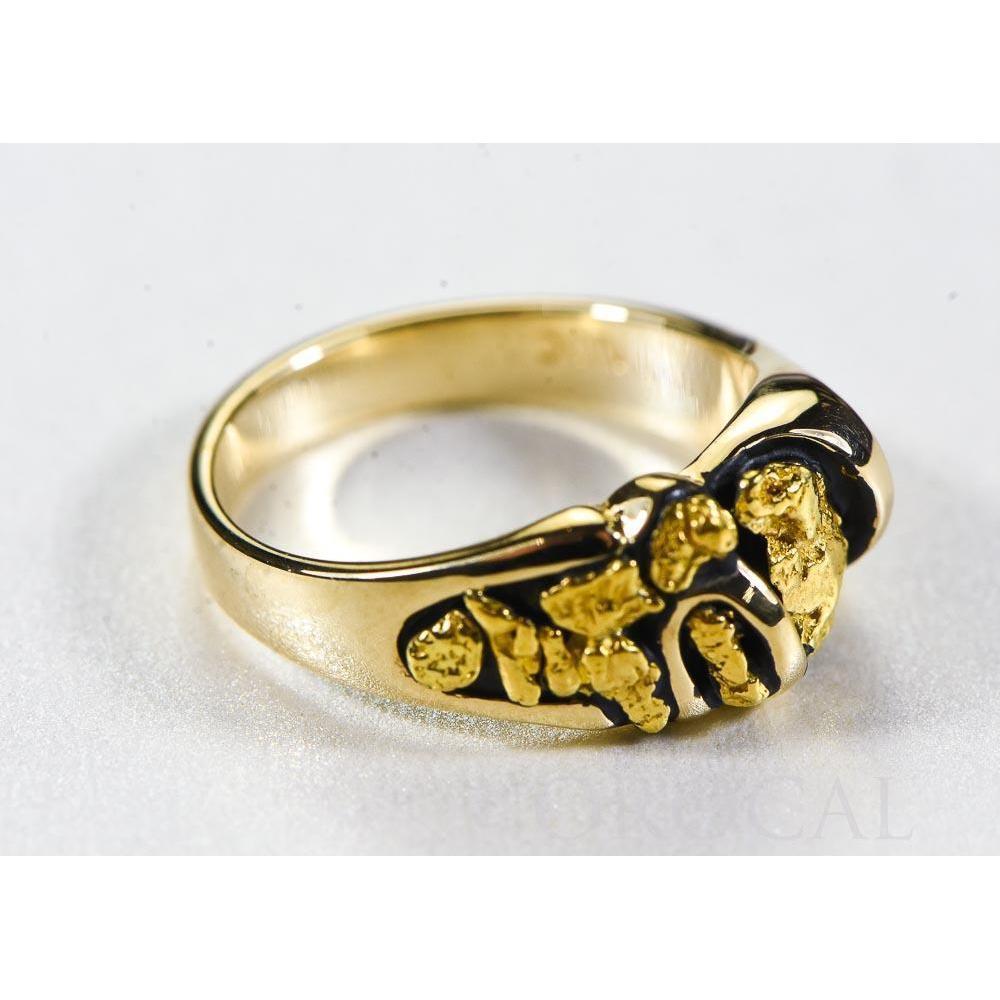 Orocal Gold Nugget Ladies Ring RL487-Destination Gold Detectors