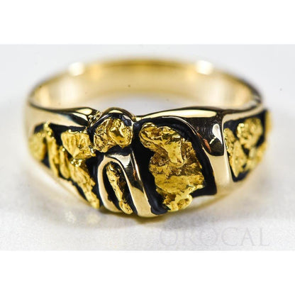 Orocal Gold Nugget Ladies Ring RL487-Destination Gold Detectors