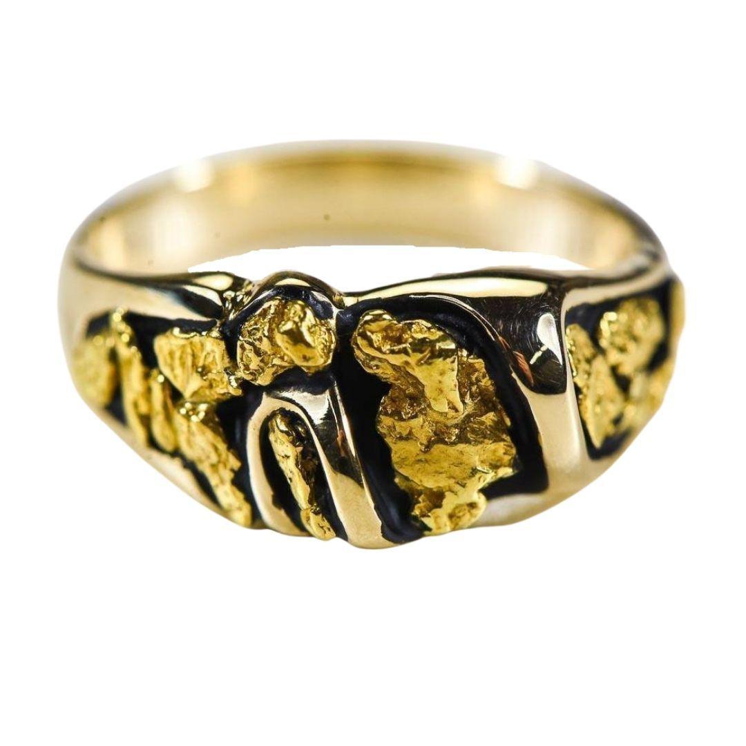 Orocal Gold Nugget Ladies Ring RL487-Destination Gold Detectors