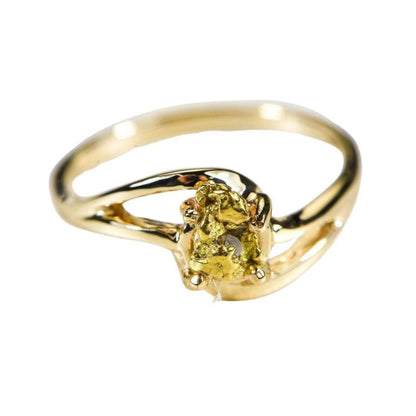 Orocal Gold Nugget Ladies Ring RL696N-Destination Gold Detectors