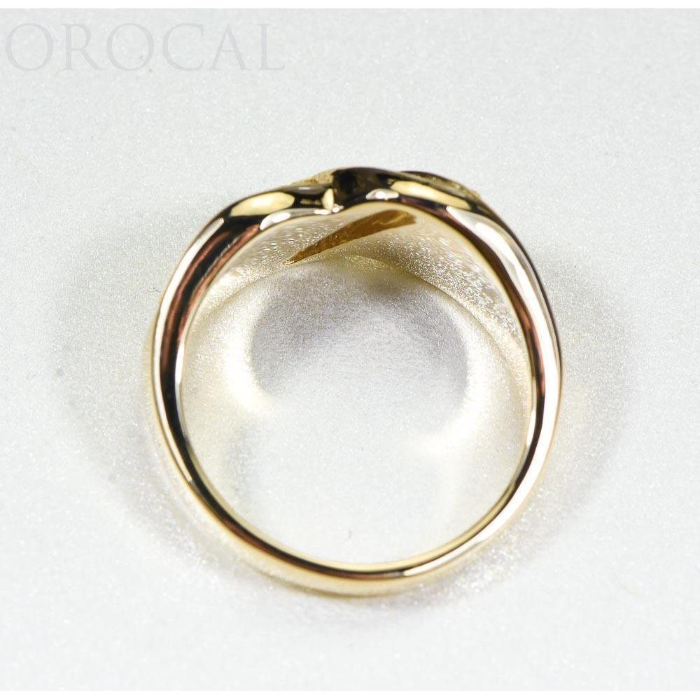 Orocal Gold Nugget Ladies Ring with Diamonds RL782D15N-Destination Gold Detectors