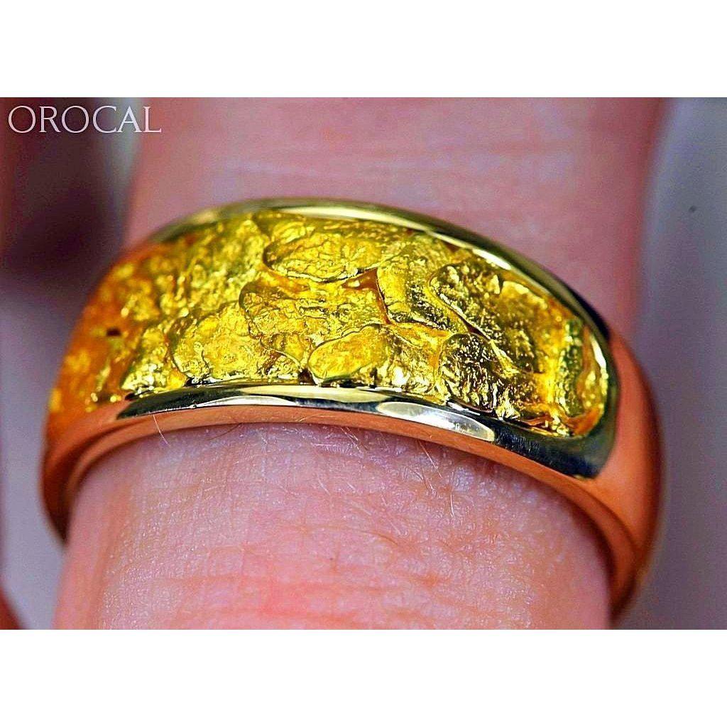 Orocal Gold Nugget Men's Ring RM10MMT-Destination Gold Detectors