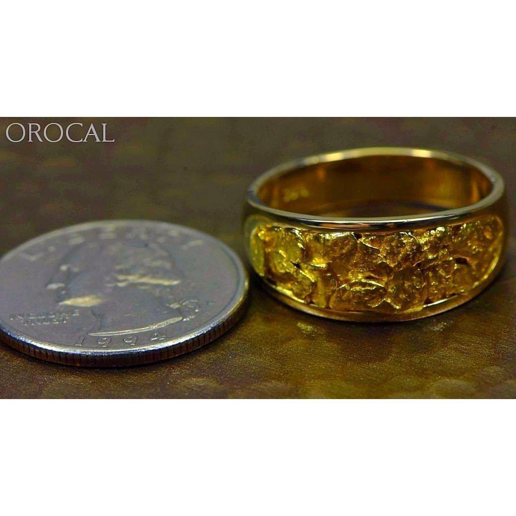 Orocal Gold Nugget Men's Ring RM10MMT-Destination Gold Detectors