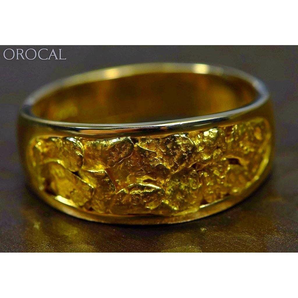 Orocal Gold Nugget Men's Ring RM10MMT-Destination Gold Detectors