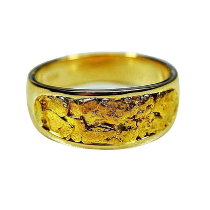 Orocal Gold Nugget Men's Ring RM10MMT-Destination Gold Detectors