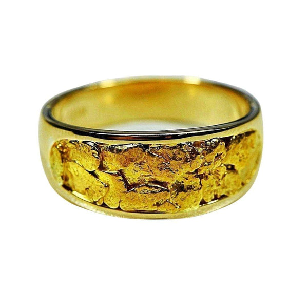 Orocal Gold Nugget Men's Ring RM10MMT-Destination Gold Detectors