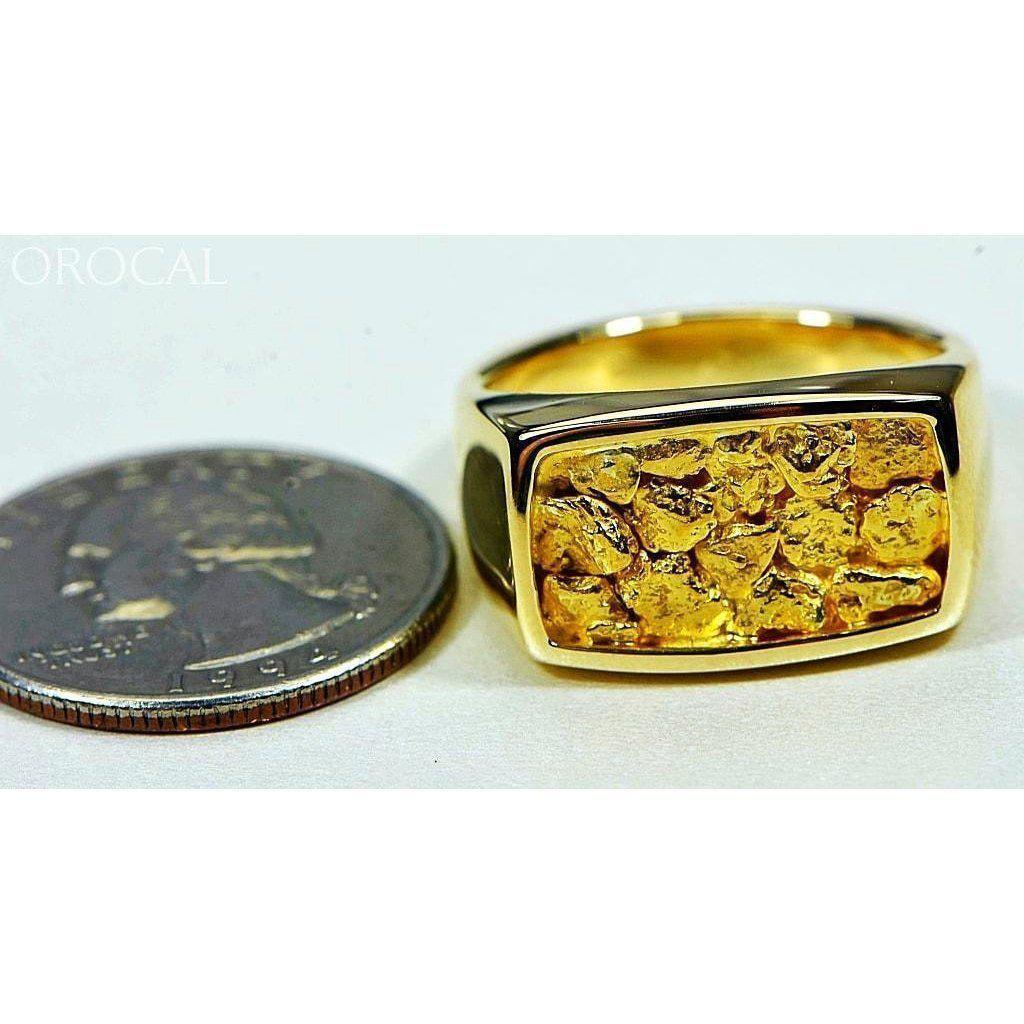 Orocal Gold Nugget Men's Ring RM1109N-Destination Gold Detectors