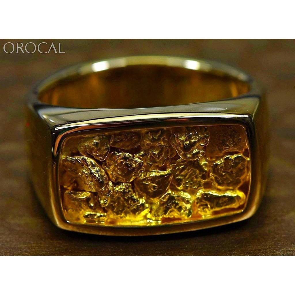 Orocal Gold Nugget Men's Ring RM1109N-Destination Gold Detectors