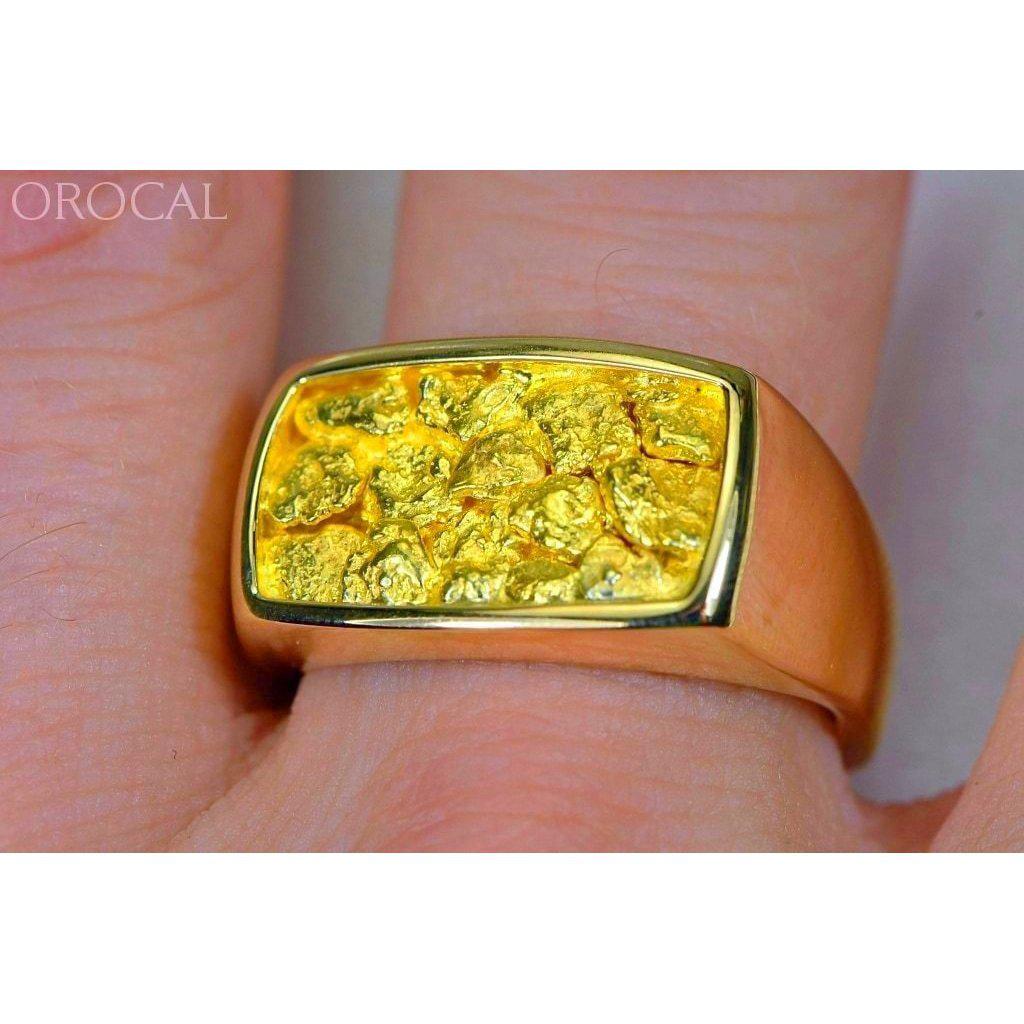 Orocal Gold Nugget Men's Ring RM1109N-Destination Gold Detectors
