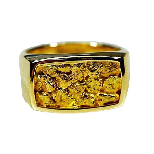 Orocal Gold Nugget Men's Ring RM1109N-Destination Gold Detectors